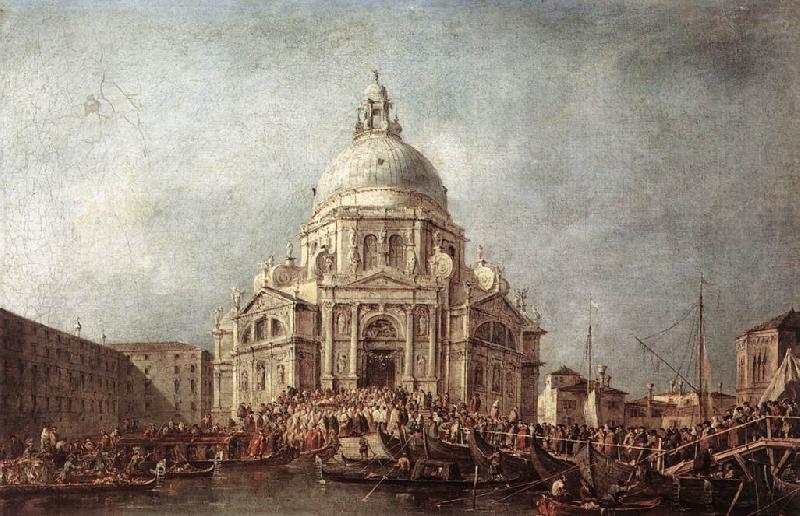 The Doge at the Basilica of La Salute  gd, GUARDI, Francesco